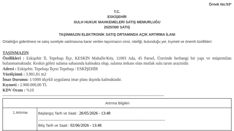 Satılık Konut - Eskişehir Tepebaşı