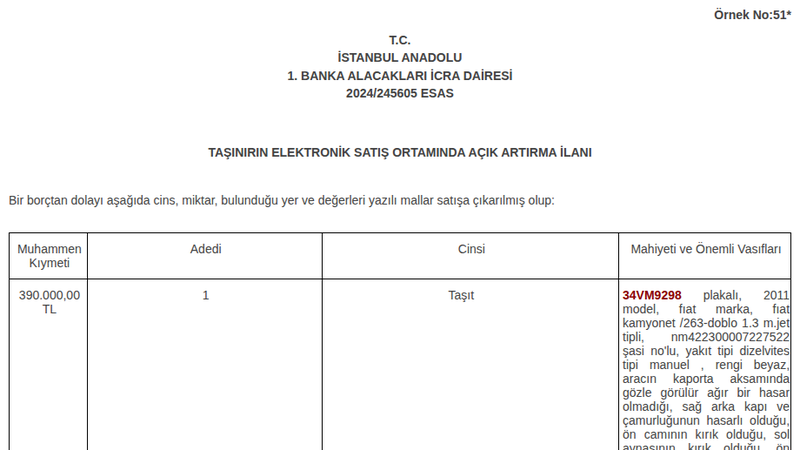 Satılık Fiat Doblo 2011 - İstanbul Pendik