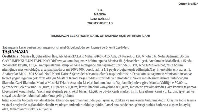 Konut - MANİSA ŞEHZADELER - 135 m²