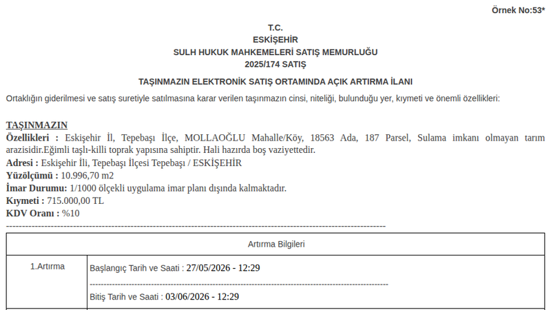 Satılık Konut - Eskişehir Tepebaşı