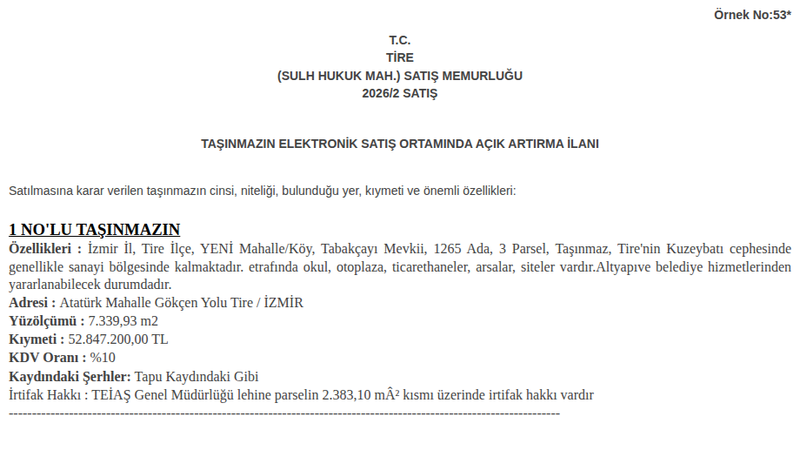 Konut - İZMİR TİRE - 339,93 m²