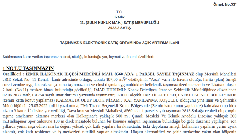 Konut - İZMİR KONAK - 197 m²