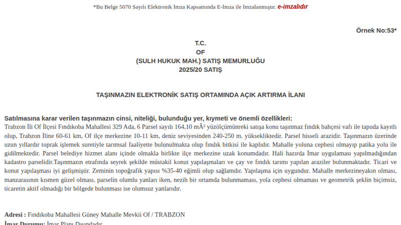 Konut - TRABZON OF - 164,10 m²
