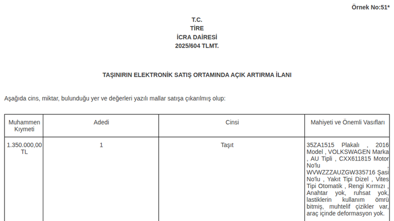 Otomobil - İZMİR TİRE