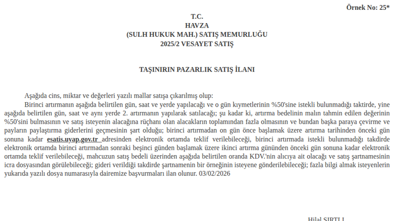 Traktör - SAMSUN HAVZA