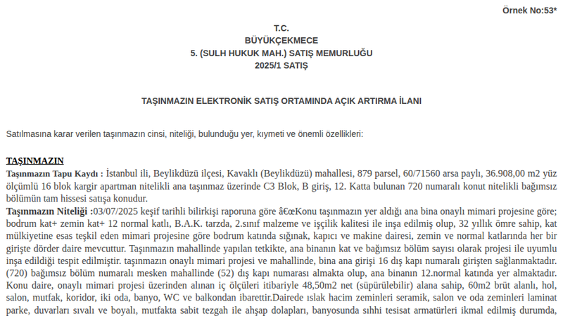 Konut - İSTANBUL BEYLİKDÜZÜ - 908 m²