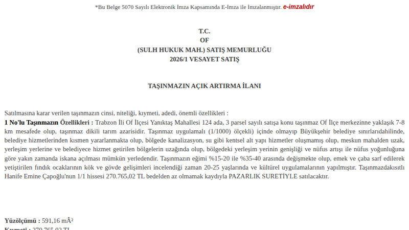 Konut - TRABZON OF - 591,16 m²