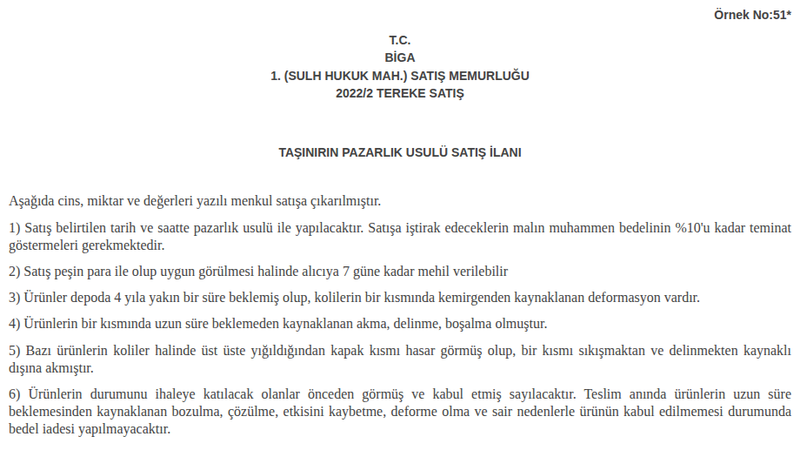 İşyeri - ÇANAKKALE BİGA