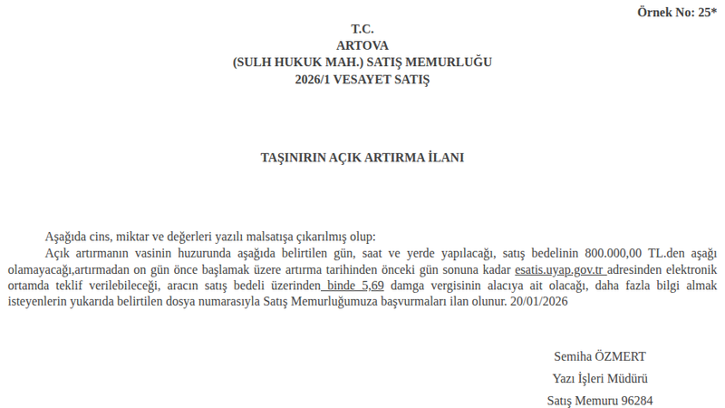 Satılık Toyota Corolla 2012 - Tokat Artova