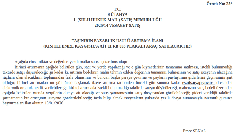 Satılık Fiat Doblo 2014 - Kütahya