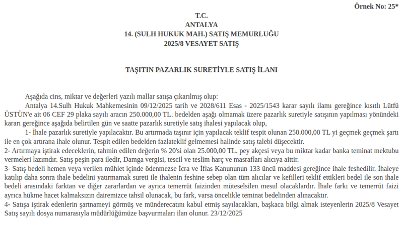 Satılık Massey Ferguson 135 1973 - Antalya Tarih Ve Esas