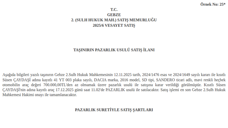 Otomobil - KOCAELİ GEBZE