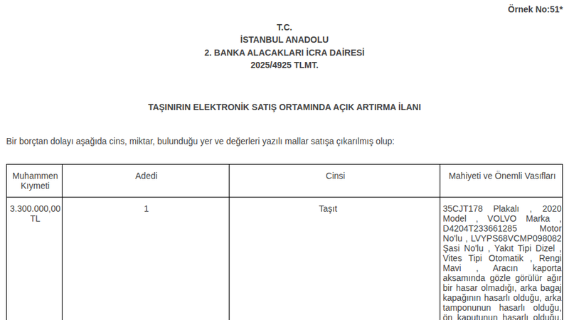 Satılık Volvo 2020 - İstanbul Sancaktepe