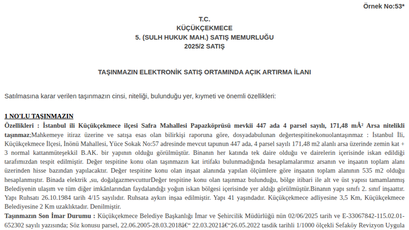 Satılık Daire - İstanbul Küçükçekmece