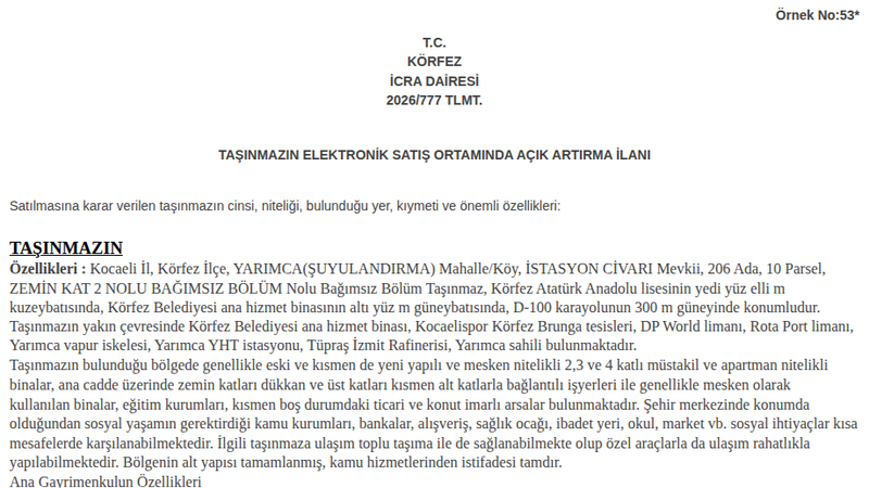 Satılık Müstakil Ev - Kocaeli Körfez