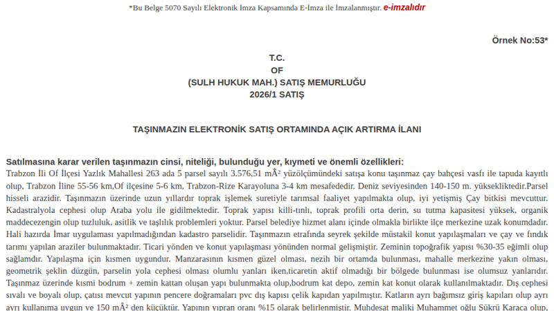 Satılık Müstakil Ev - Trabzon Of