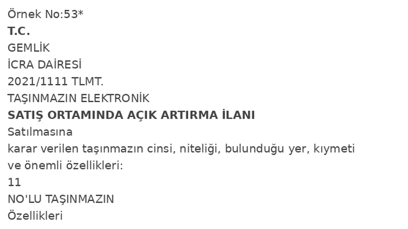 Satılık Dubleks Daire - Bursa Gemlik