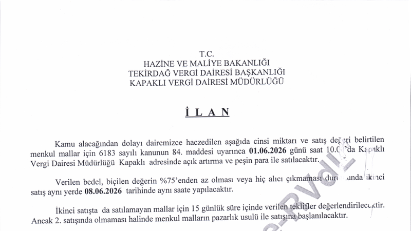 Şartname önizlemesi