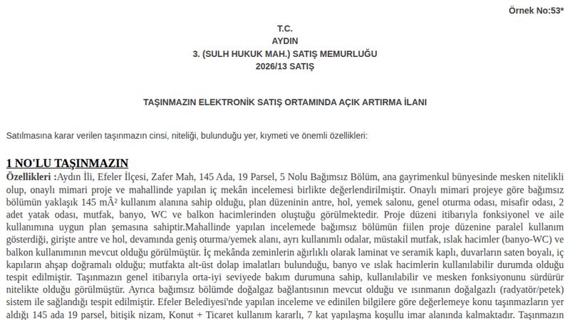 Satılık Müstakil Ev - Aydın Efeler