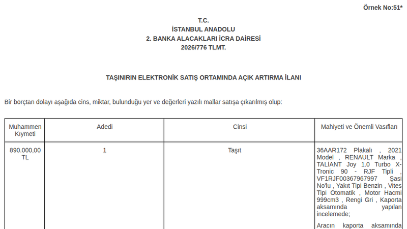 Otomobil - İSTANBUL PENDİK