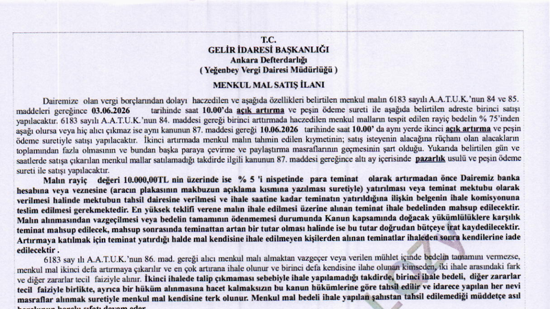 Şartname önizlemesi