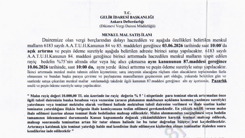 Şartname önizlemesi
