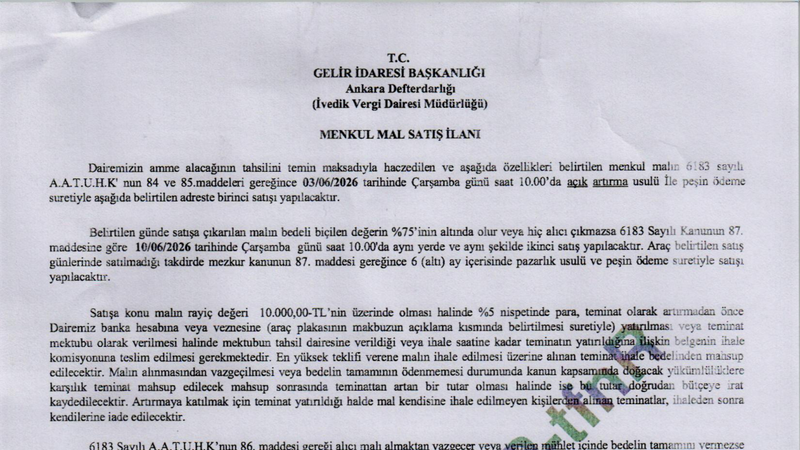 Şartname önizlemesi