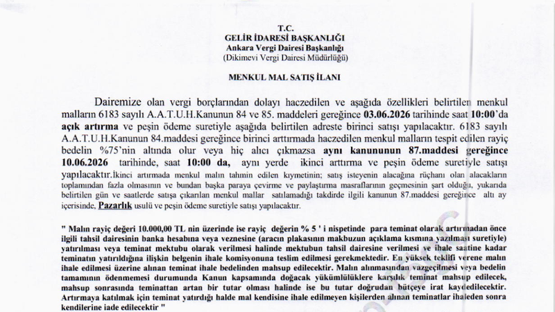 Şartname önizlemesi