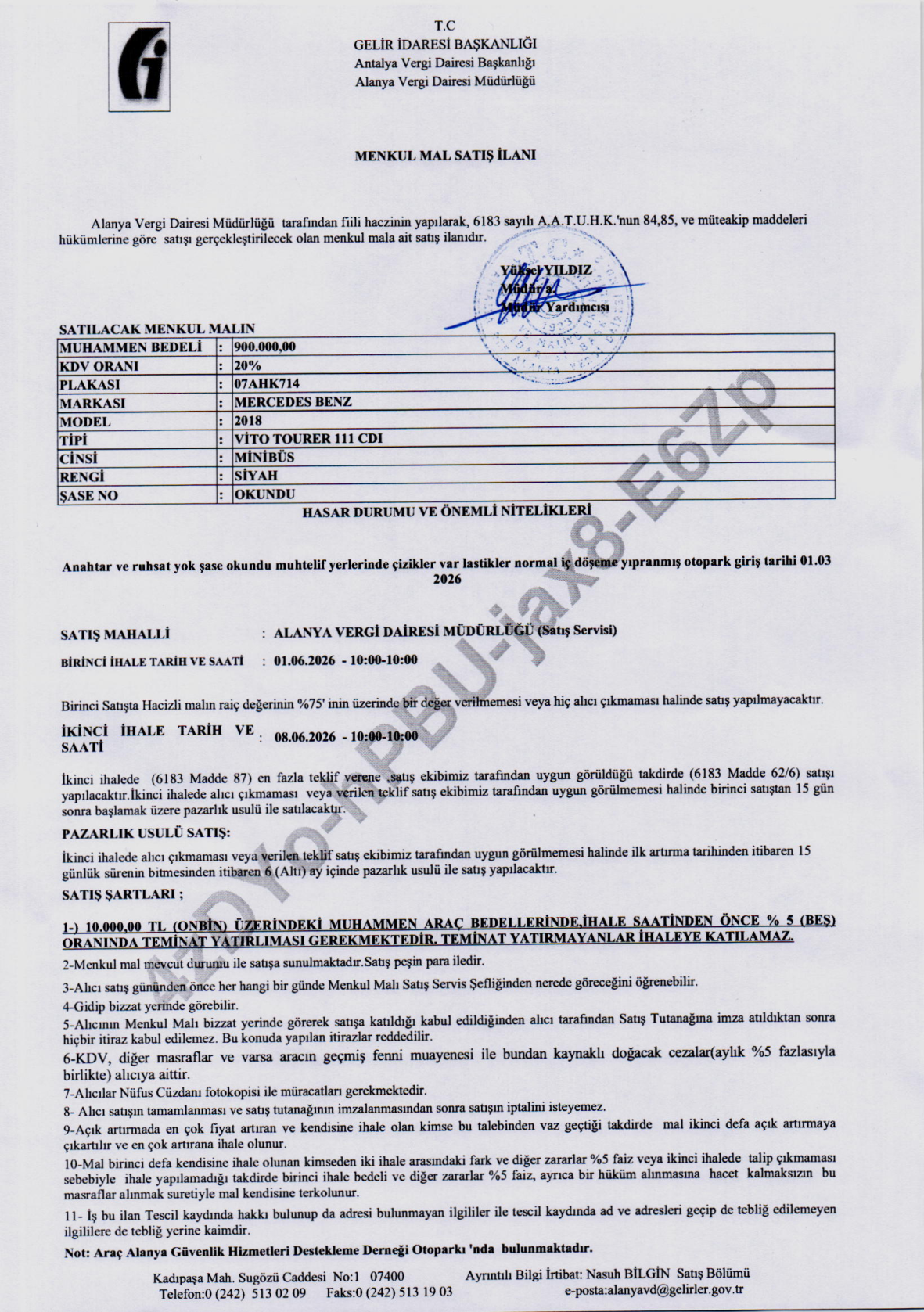 Şartname önizleme