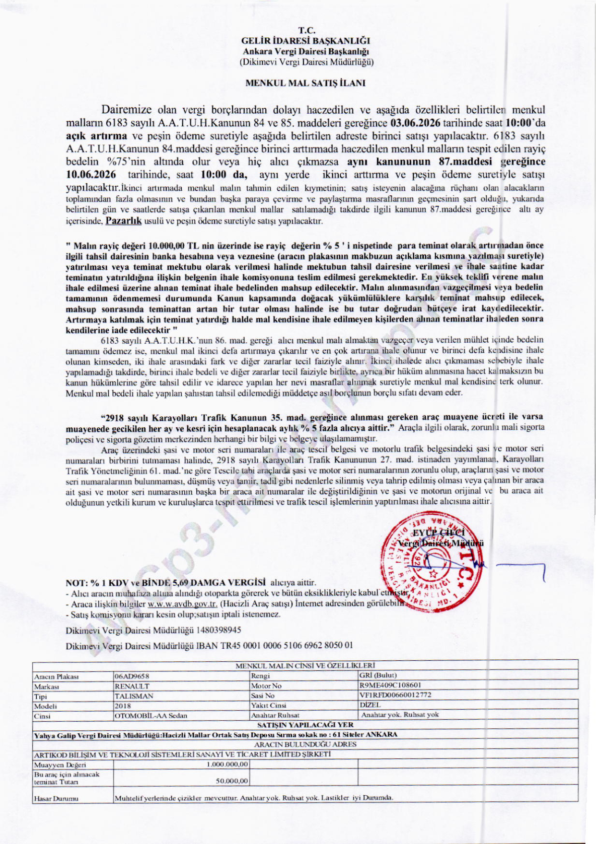 Şartname önizleme