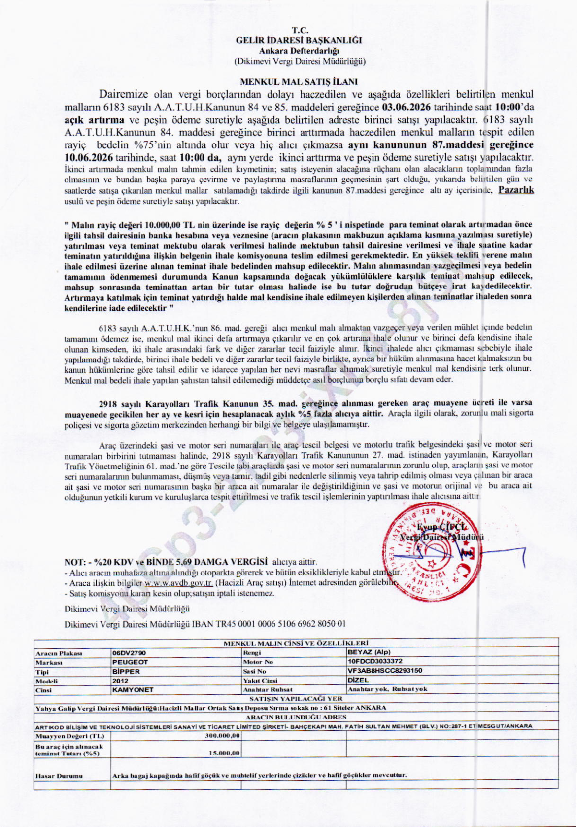 Şartname önizleme