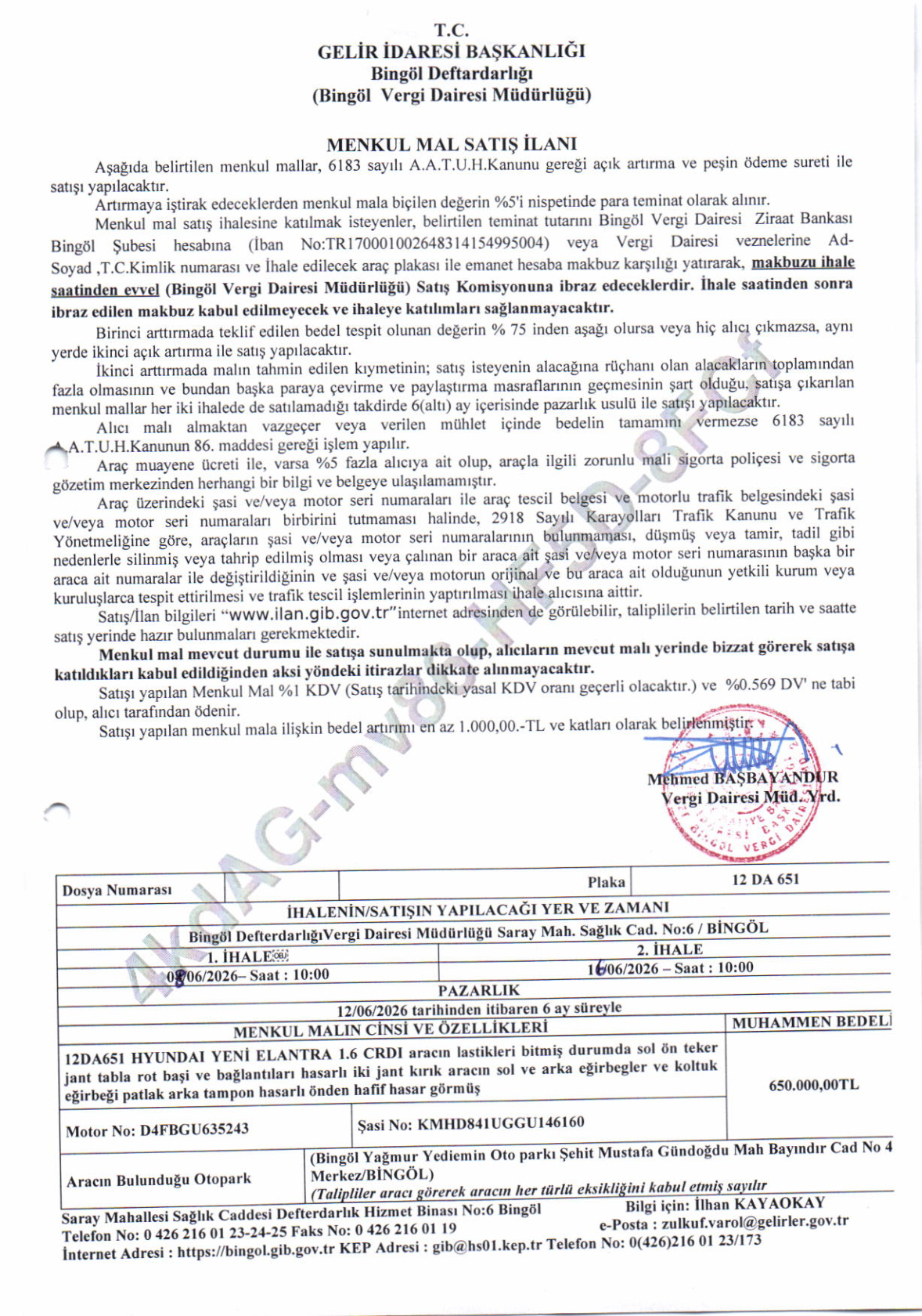 Şartname önizleme