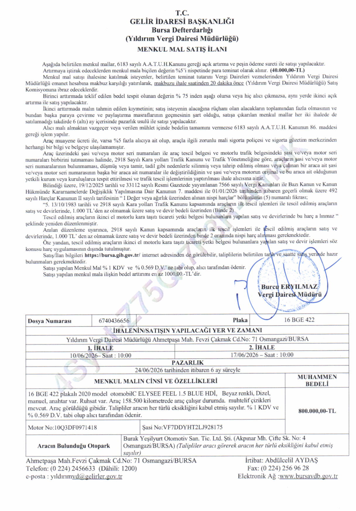 Şartname önizleme