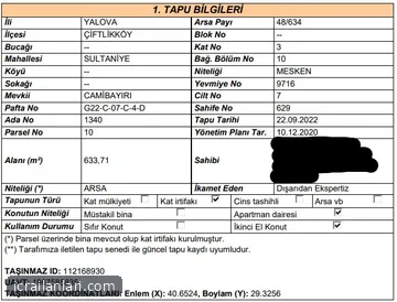 Satılık Konut - Yalova Çiftlikköy