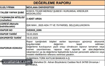 Arsa/Arazi - KONYA SELÇUKLU - 5.720 m²
