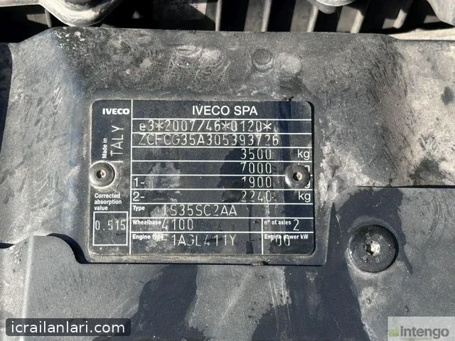 Satılık Iveco Daily Kamyonet 35C16 Frigo Kasa 2021 - İstanbul Maltepe ilan görseli 14