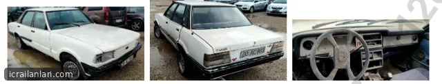 Satılık Ford Taunus Otomobil. Beyaz Renkli. Dizel Yakit Tipli. Kontak Anahtari Yok. Ruhsat Yok.Aracin Genel Durumu Kotu Durumda Olup Muhtelif Yerlerinde Hasarlar Mevcut. NOT : Araci Gormek Isteyenler Akcesme Mah. 1989 - Denizli Merkezefendi ilan görseli