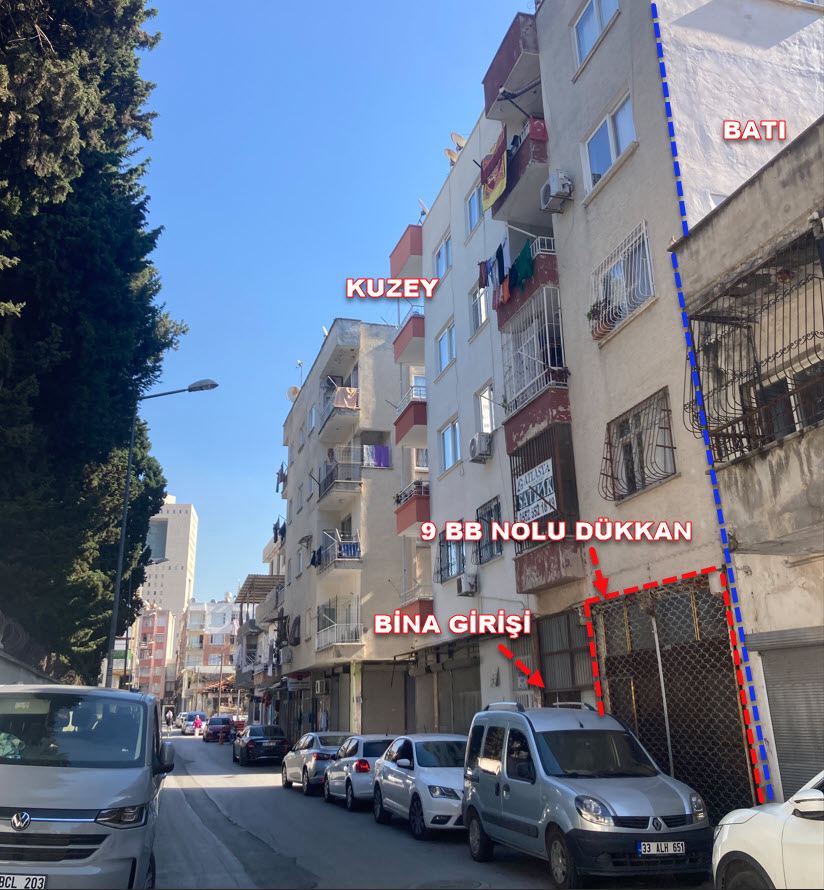 Mersin Akdeniz Satılık Dükkan - 2.695.000 TL