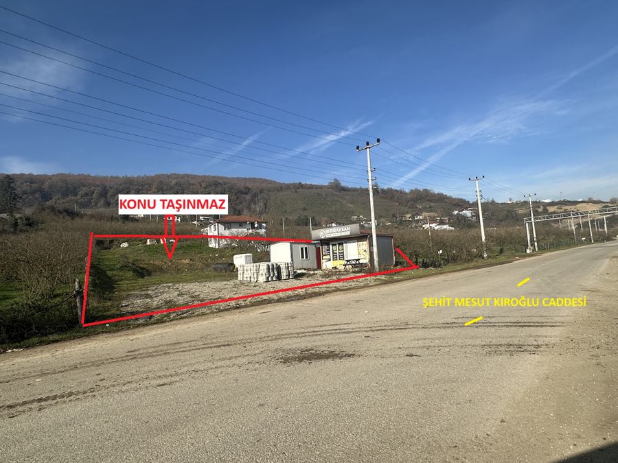Düzce Cumayeri Satılık Arsa - 1.670,40 m² - 7.685.000 TL