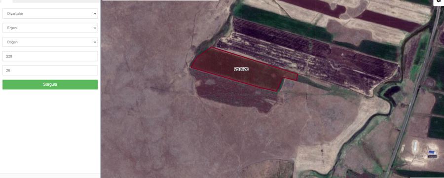 Diyarbakır Ergani Satılık Arsa - 22.952 m² - 2.070.000 TL