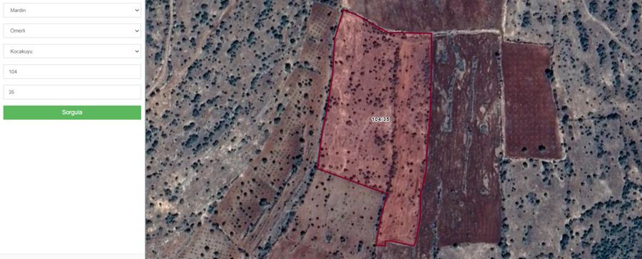 Mardin Ömerli Satılık Arsa - 23.381 m² - 522.000 TL