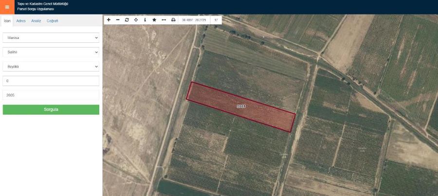 Manisa Salihli Satılık Arsa - 20.002 m² - 7.400.000 TL