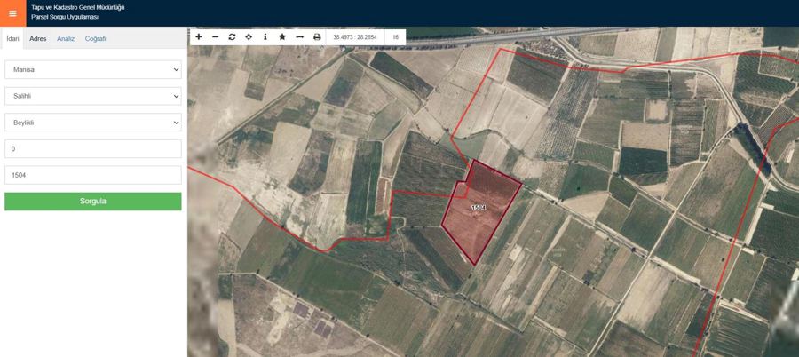 Manisa Salihli Satılık Arsa - 52.150 m² - 19.120.000 TL