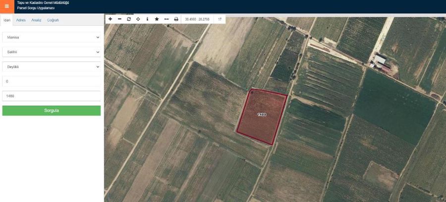 Manisa Salihli Satılık Arsa - 17.750 m² - 6.500.000 TL