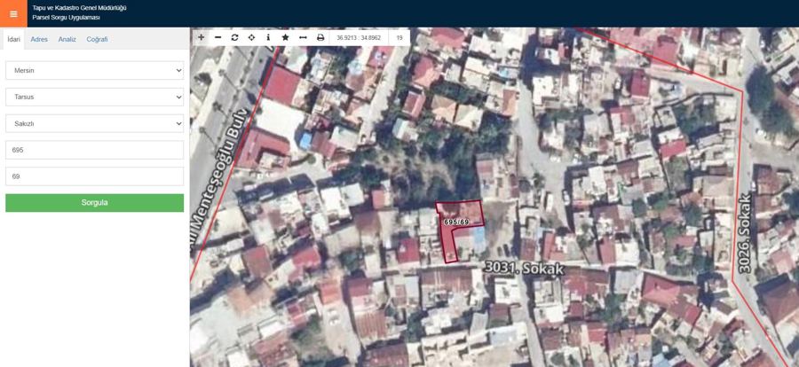 Mersin Tarsus Satılık Arsa - 55 m² - 279.600 TL